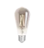 WiZ Smart LED E27 Edison Filament Smoke 6.5W 400lm - 820-850 Afstembaar Wit | Dimbaar - Vervangt 35W